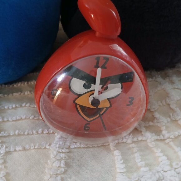 Angry Birds Black "Bomb" & " Space Lightning" Plushies/Angry Birds Alarm Clock - Picture 3 of 4